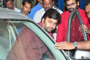 Appatlo Okadundevadu Movie Team at Devi Theater